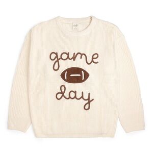 Sweet Wink
Little Girls Long Sleeve Game Day Knit Sweater
